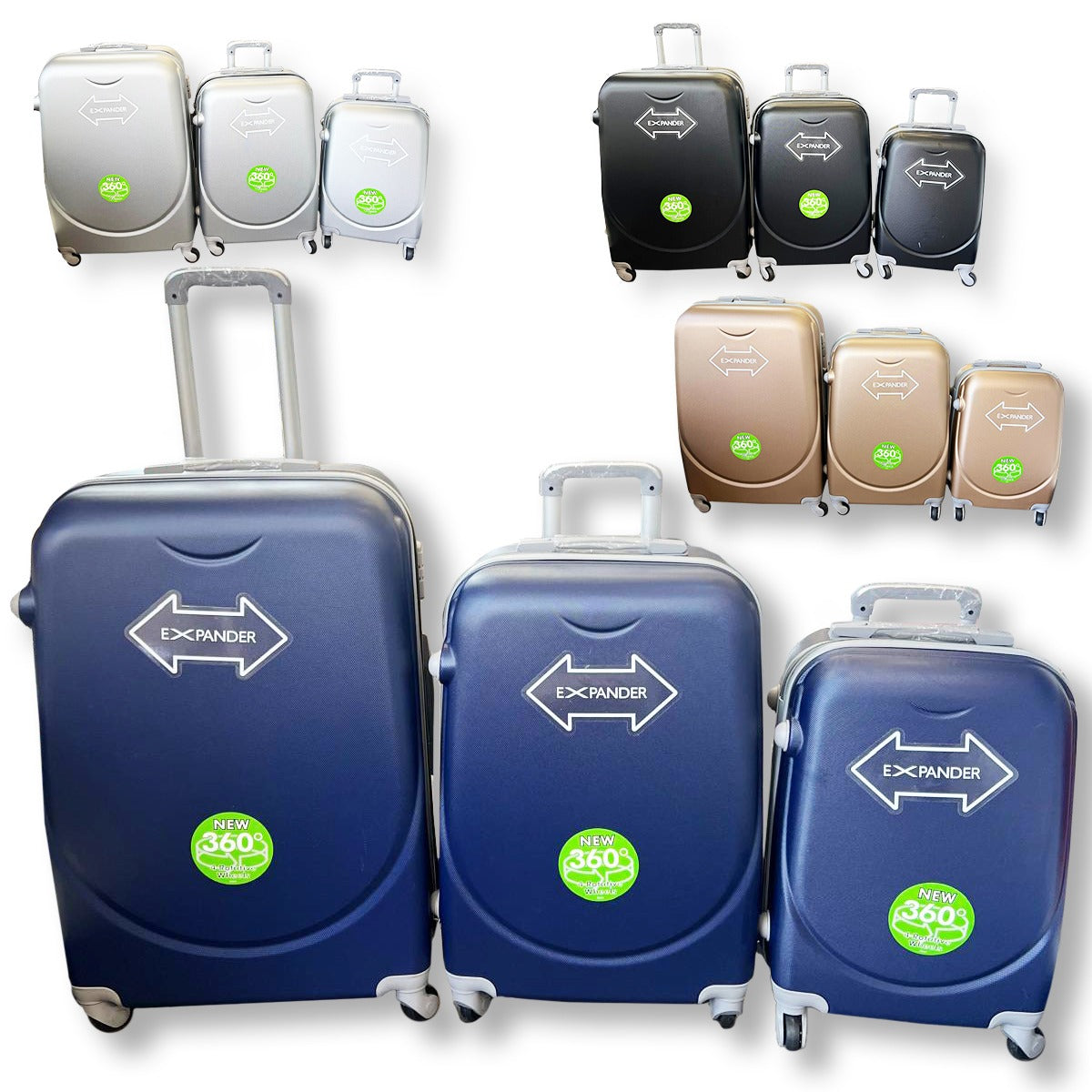 DELUX Set Od 3 Kofera