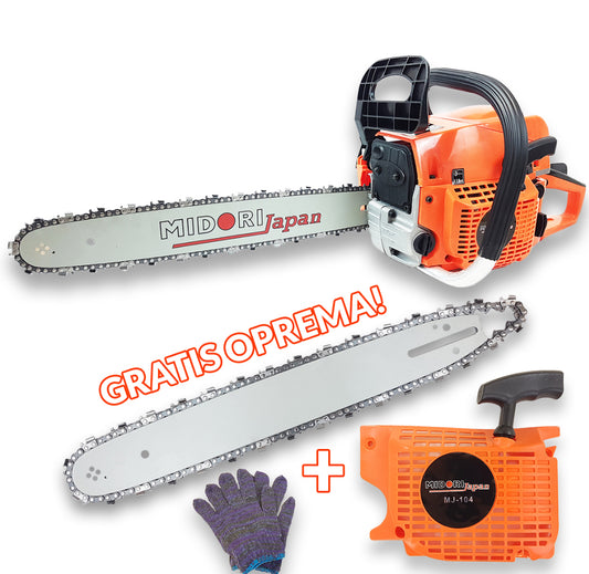 Midori Japan motorna pila s Gratis opremom
