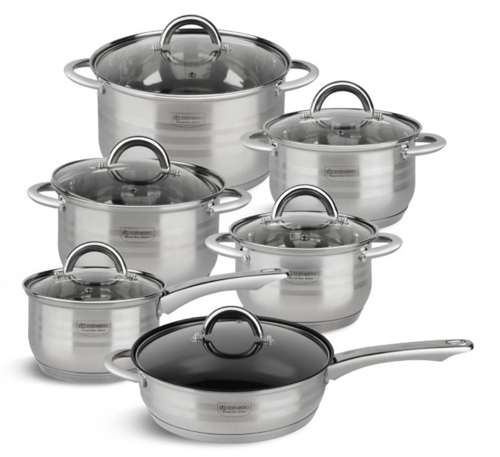 EDENBERG 6 dijelni set posuđa INOX