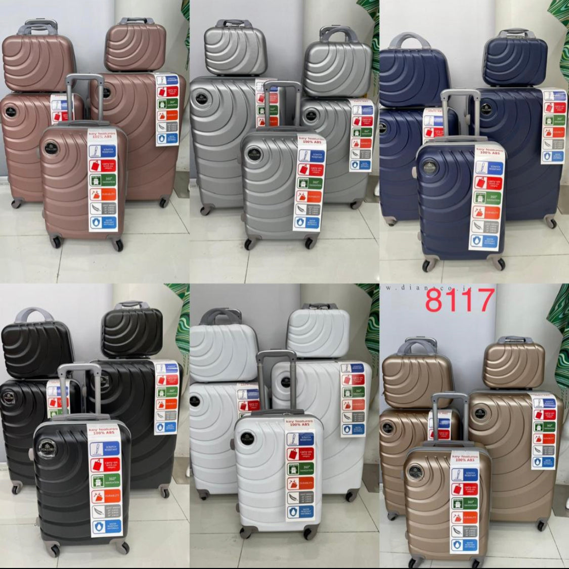 Travel Armor SET OD 5 KOFERA