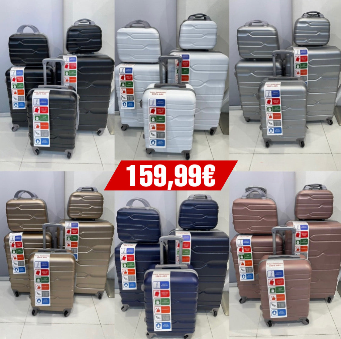 DELUX SET OD 5 KOFERA