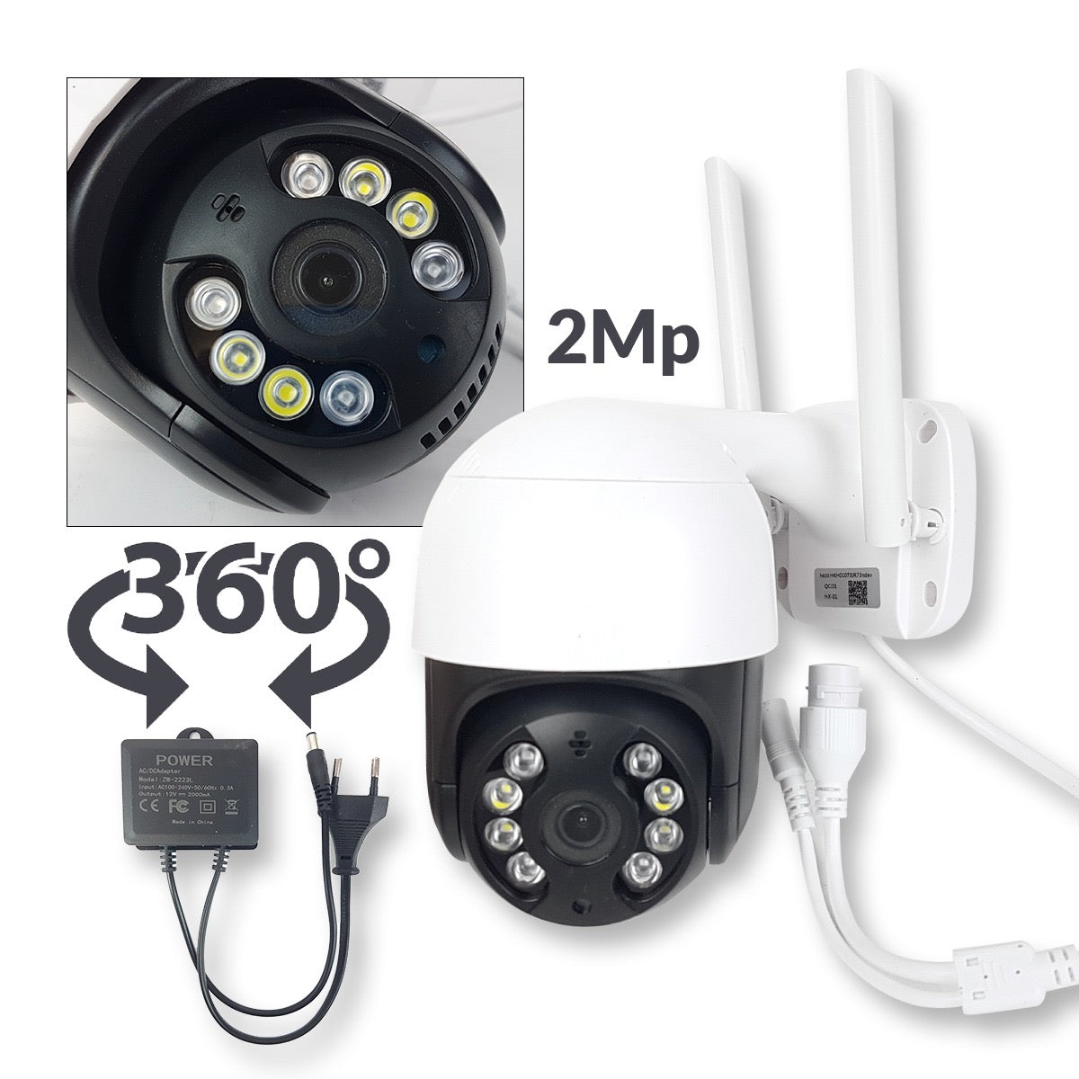 WiFi smart kamera 2mp 089 - Mediteran Shop