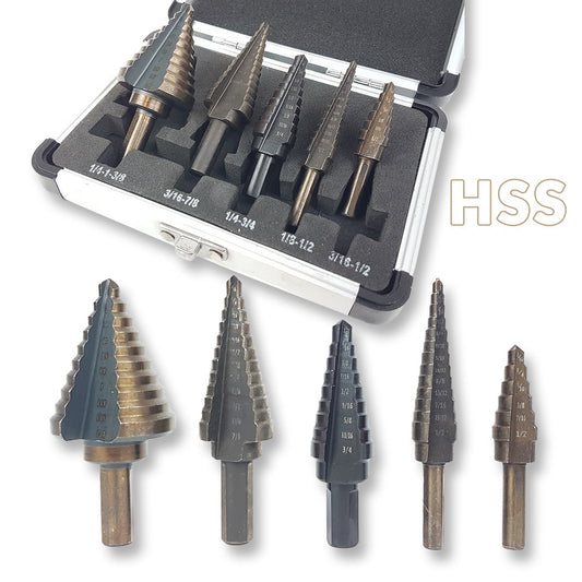 Stepenasta HSS svrdla 5 komada - Mediteran Shop