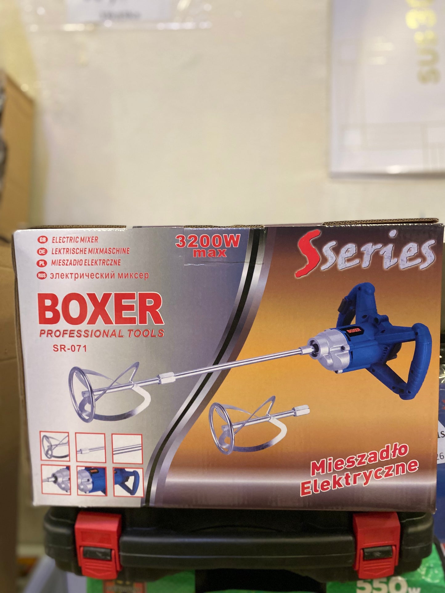 BOXER mikser za beton, gips i boje